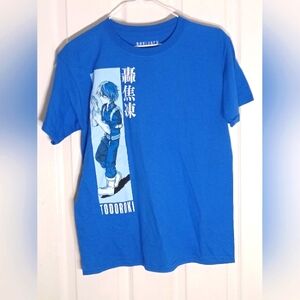 Youth t-shirt Todoroki Panel My Hero Academia XL Cotton